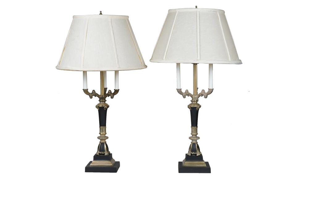 PAIR OF CANDELABRA TABLE LAMPSProvenance  3367c8