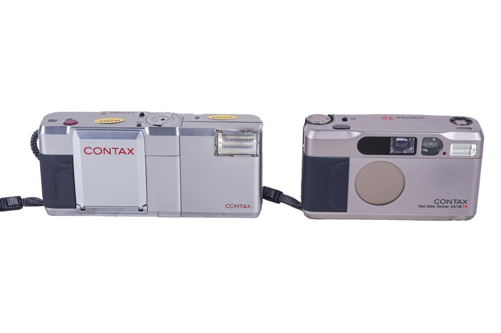 CONTAX T2 & CONTAX T FILM CAMERASboth