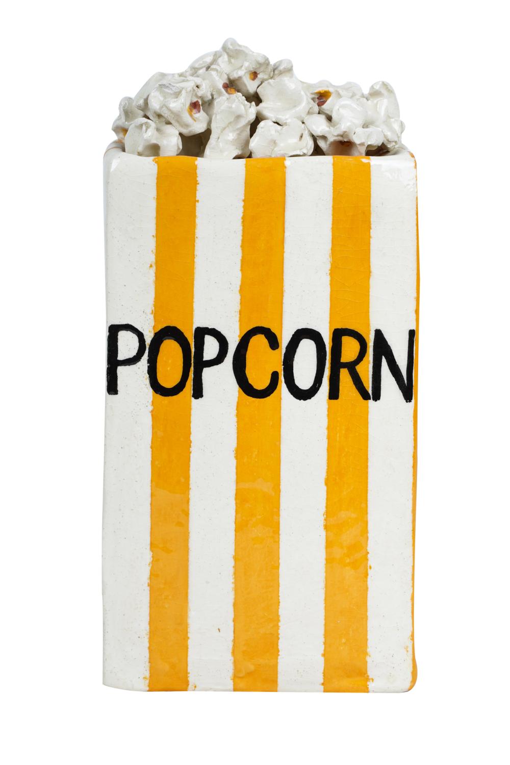 N. NICHOLS: POPCORN BAGglazed ceramic