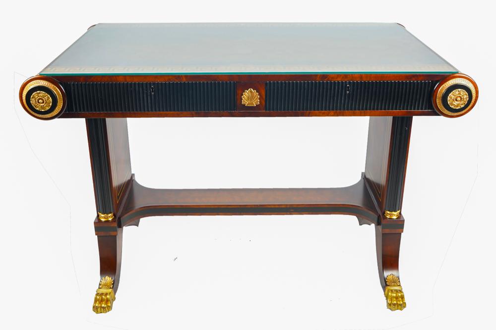 MARINER GILT METAL-MOUNTED WRITING TABLEcirca