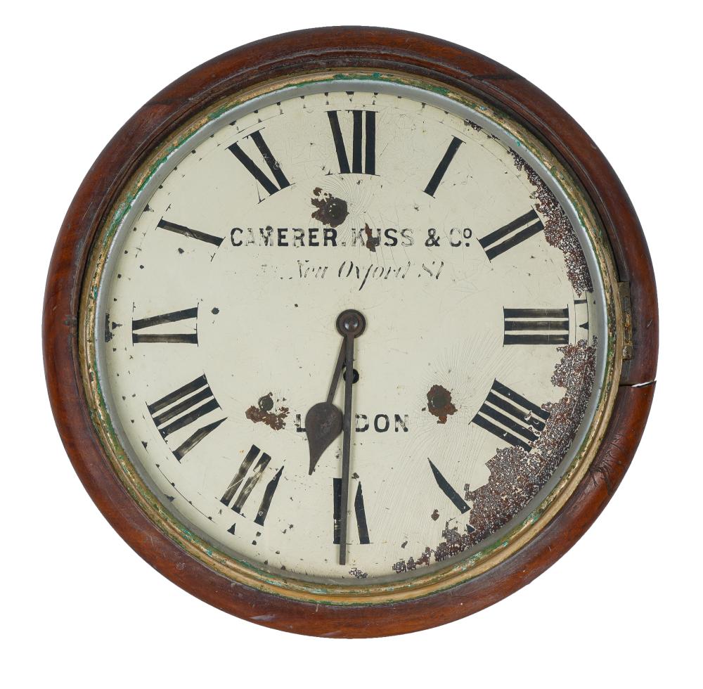 ENGLISH WALL CLOCKthe dial signed 33691c