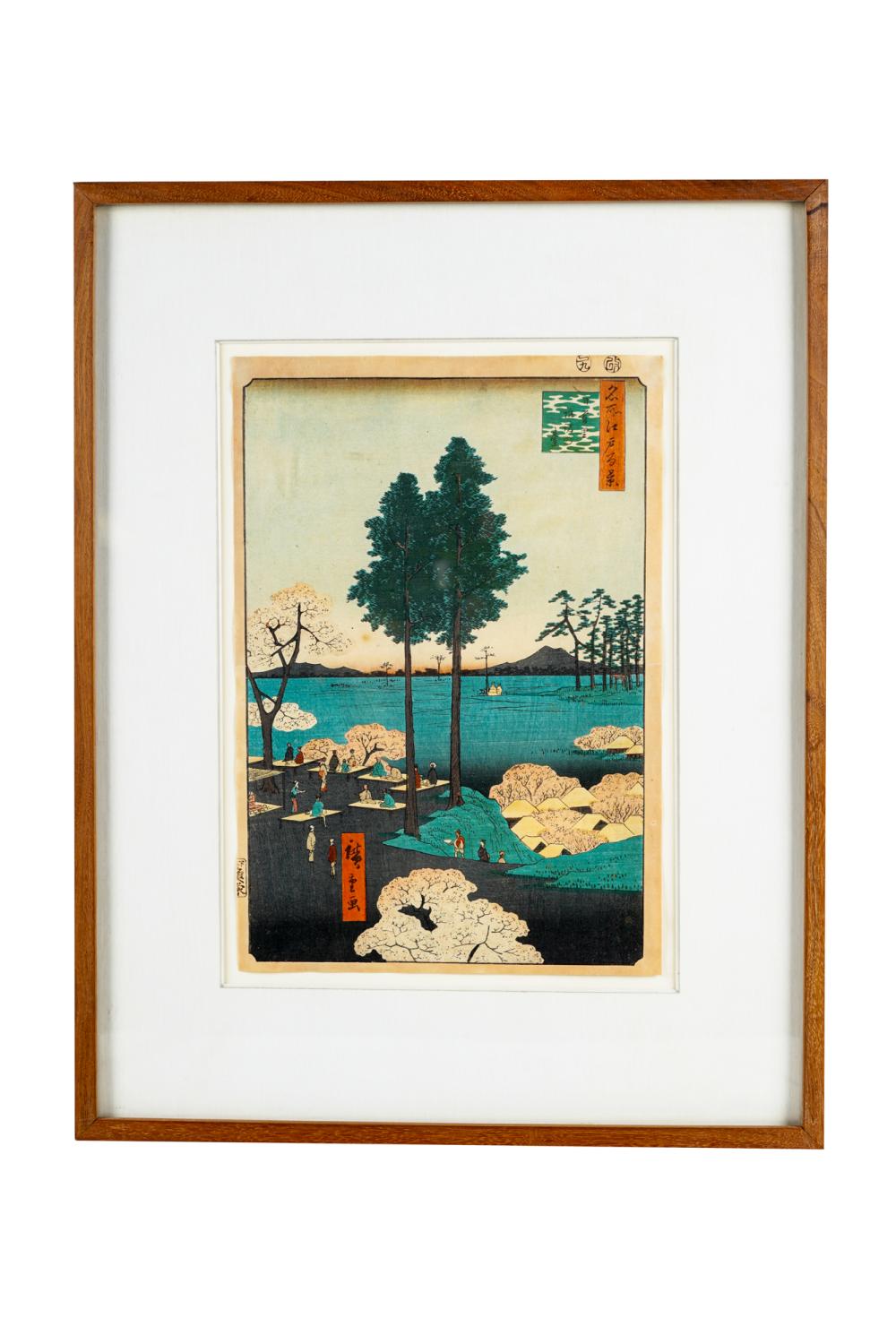 UTAGAWA HIROSHIGE: NIPPORI SAWAcirca