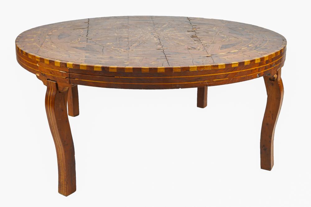 SYRIAN INLAID ROUND LOW TABLE36 336959