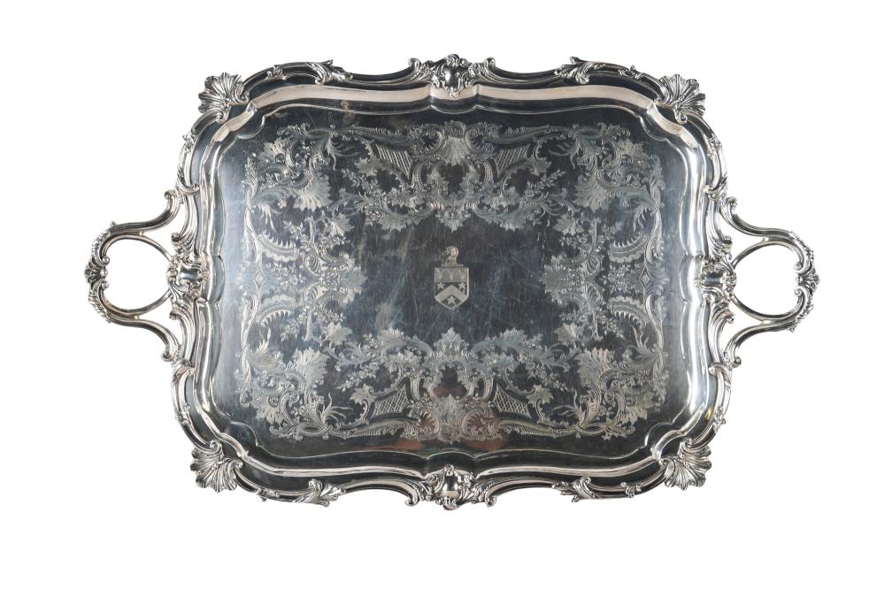 VICTORIAN SHEFFIELD PLATE BUTLERS TRAY19th