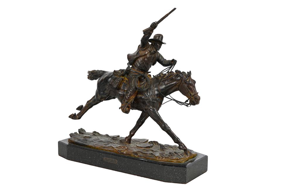 HARRY JACKSON: "THE MARSHAL III"patinated