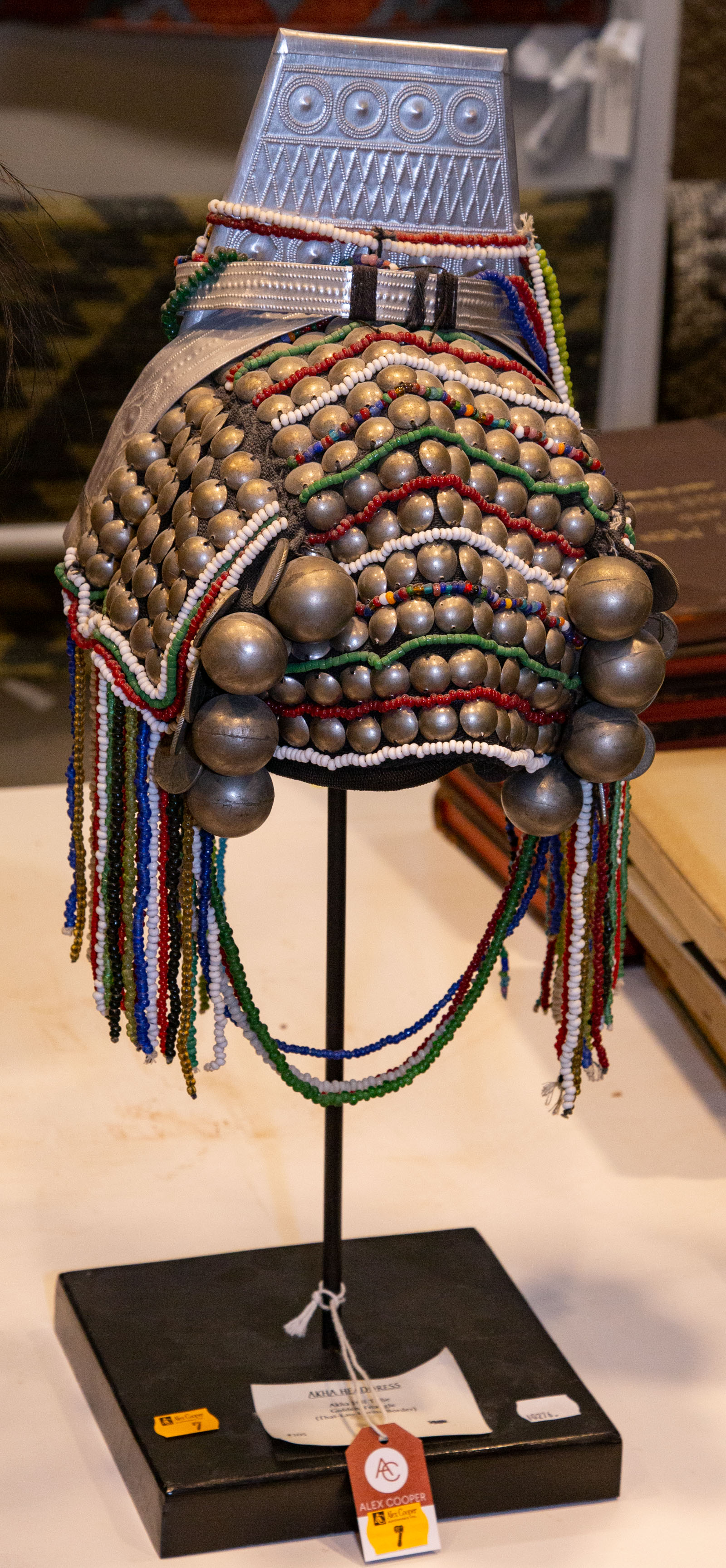 SOUTHEAST ASIAN AKHA HEADDRESS 336a5c