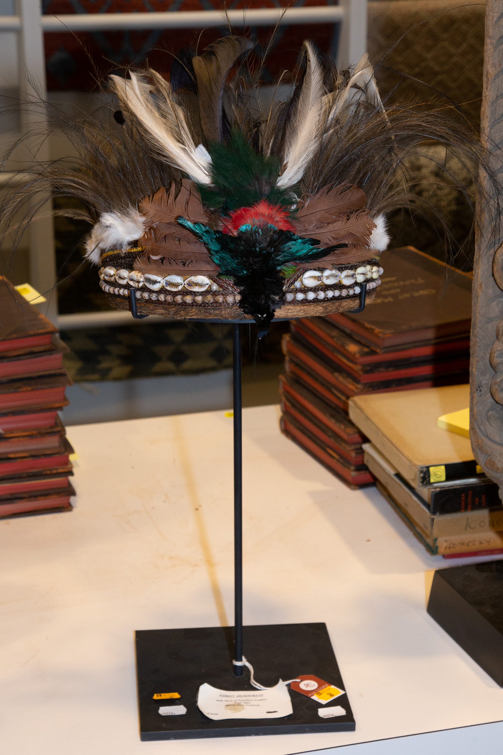 HEADDRESS, ASMAT PEOPLE, IRIAN JAYA