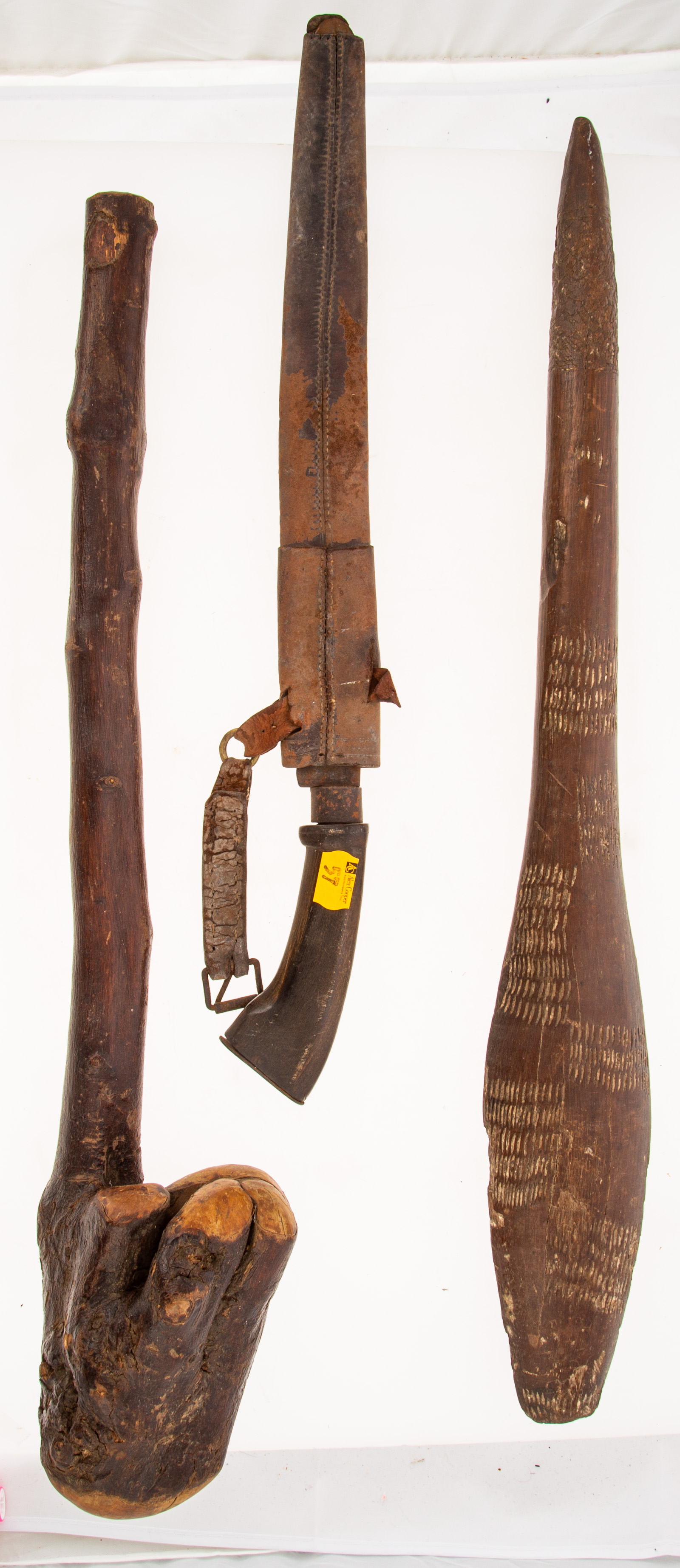 TAINO CLUB, ANTIQUE MACHETE, & CLUB