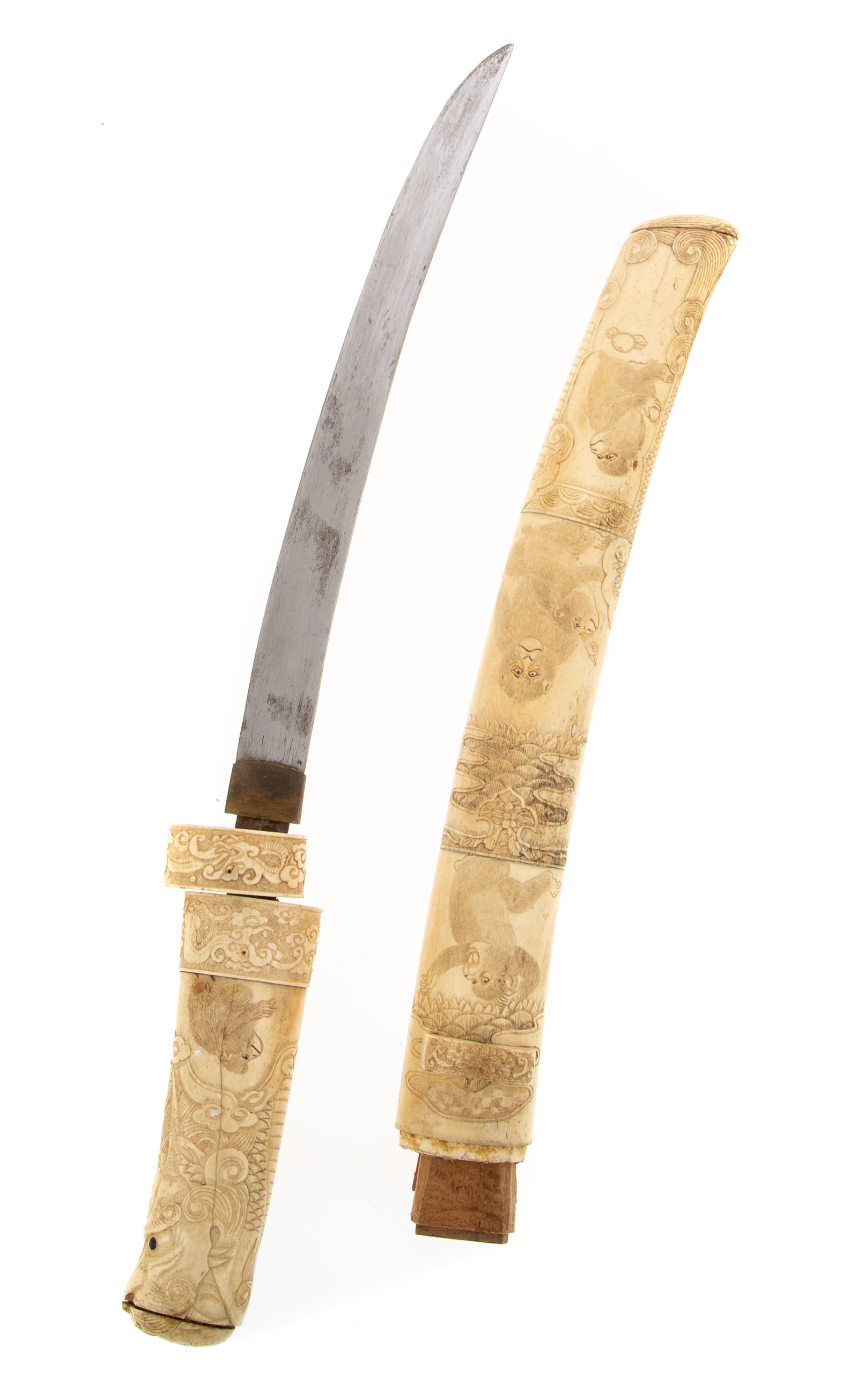 JAPANESE MEIJI PERIOD VOTIVE DAGGER 336aae