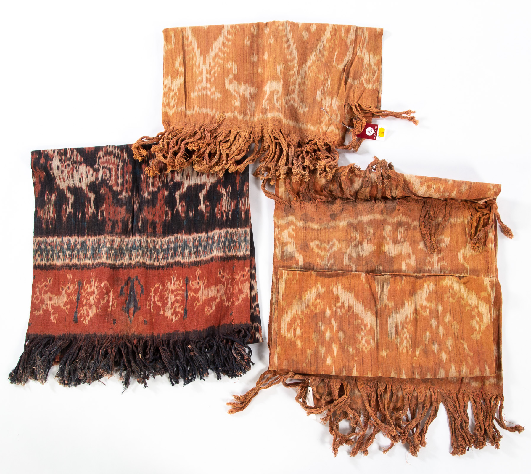 THREE INDONESIAN IKAT WEAVINGS