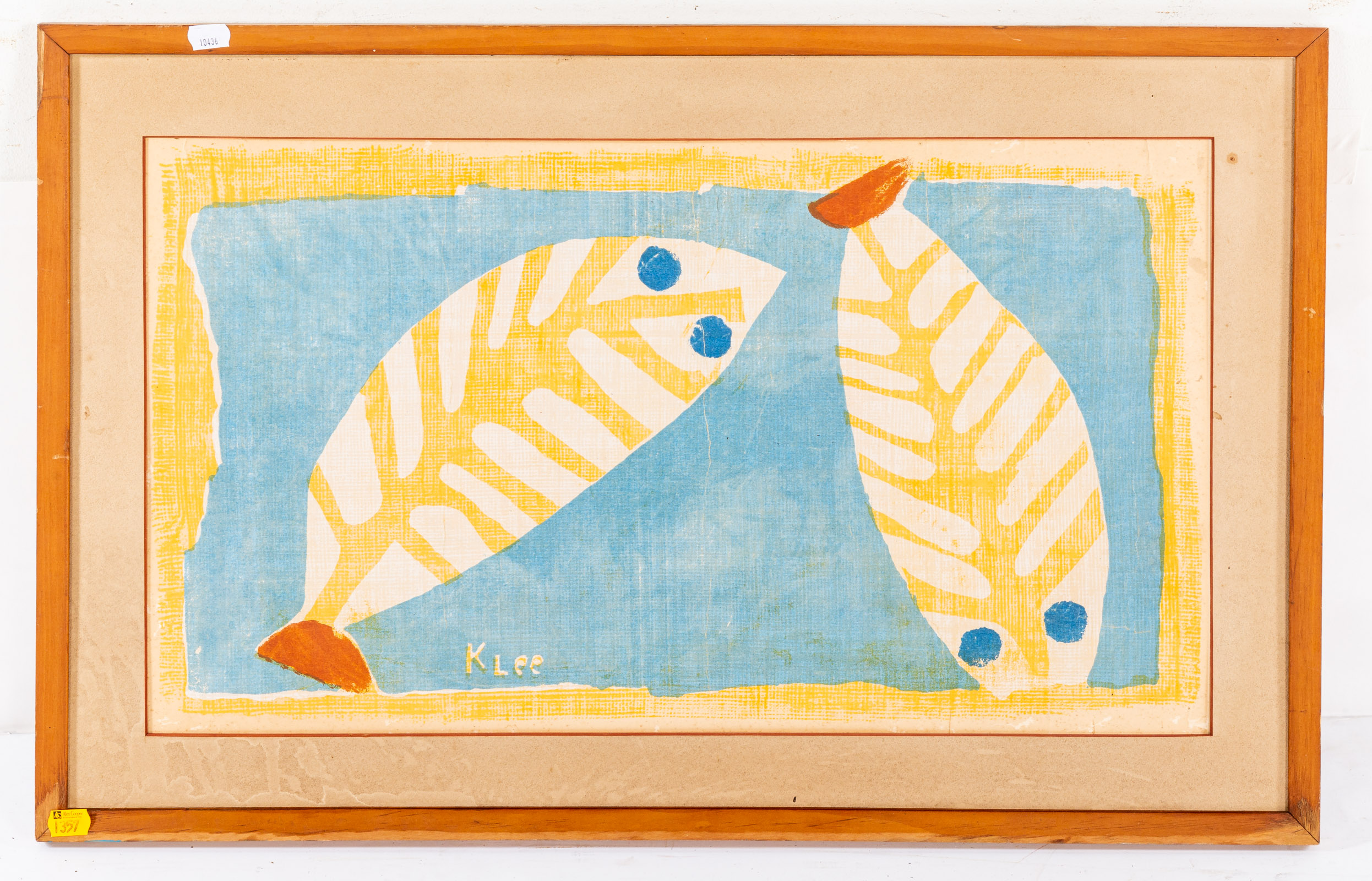 AFTER PAUL KLEE TWO FISH COLOR 336aee