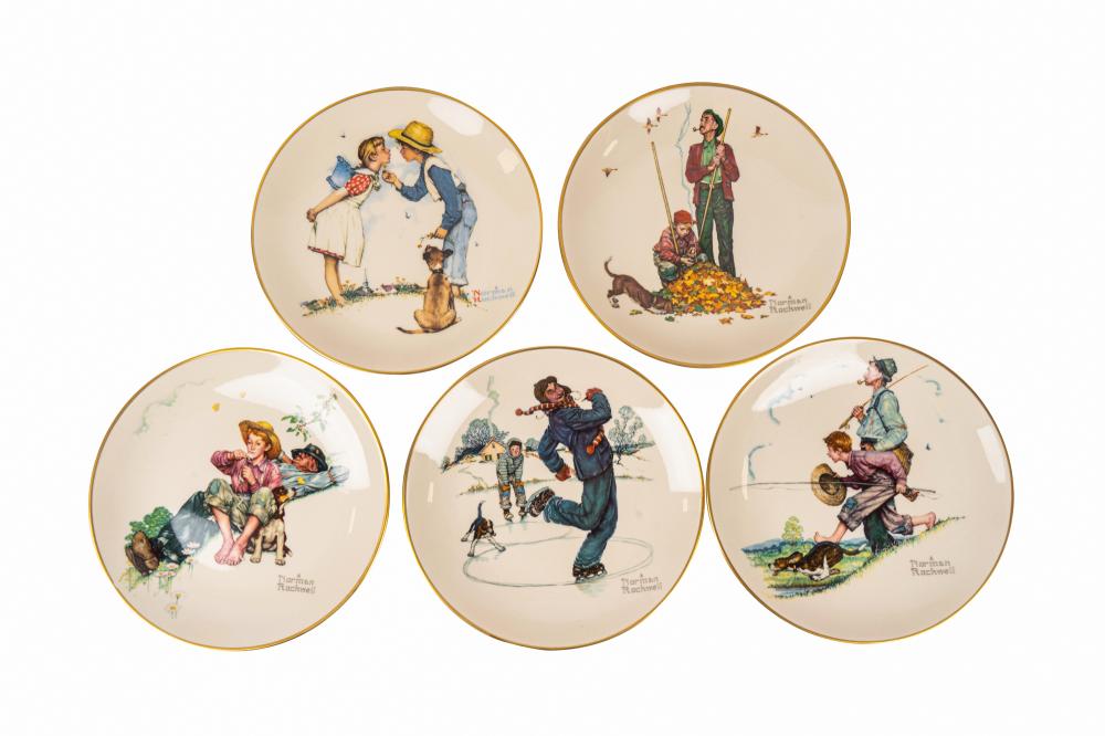 SIXTEEN GORHAM CHINA NORMAN ROCKWELL 336bf7