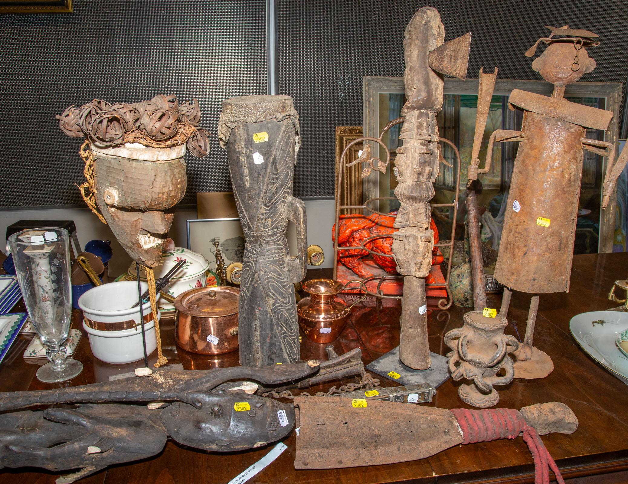 ASSORTED INDIGENOUS ART ITEMS Including 33450d