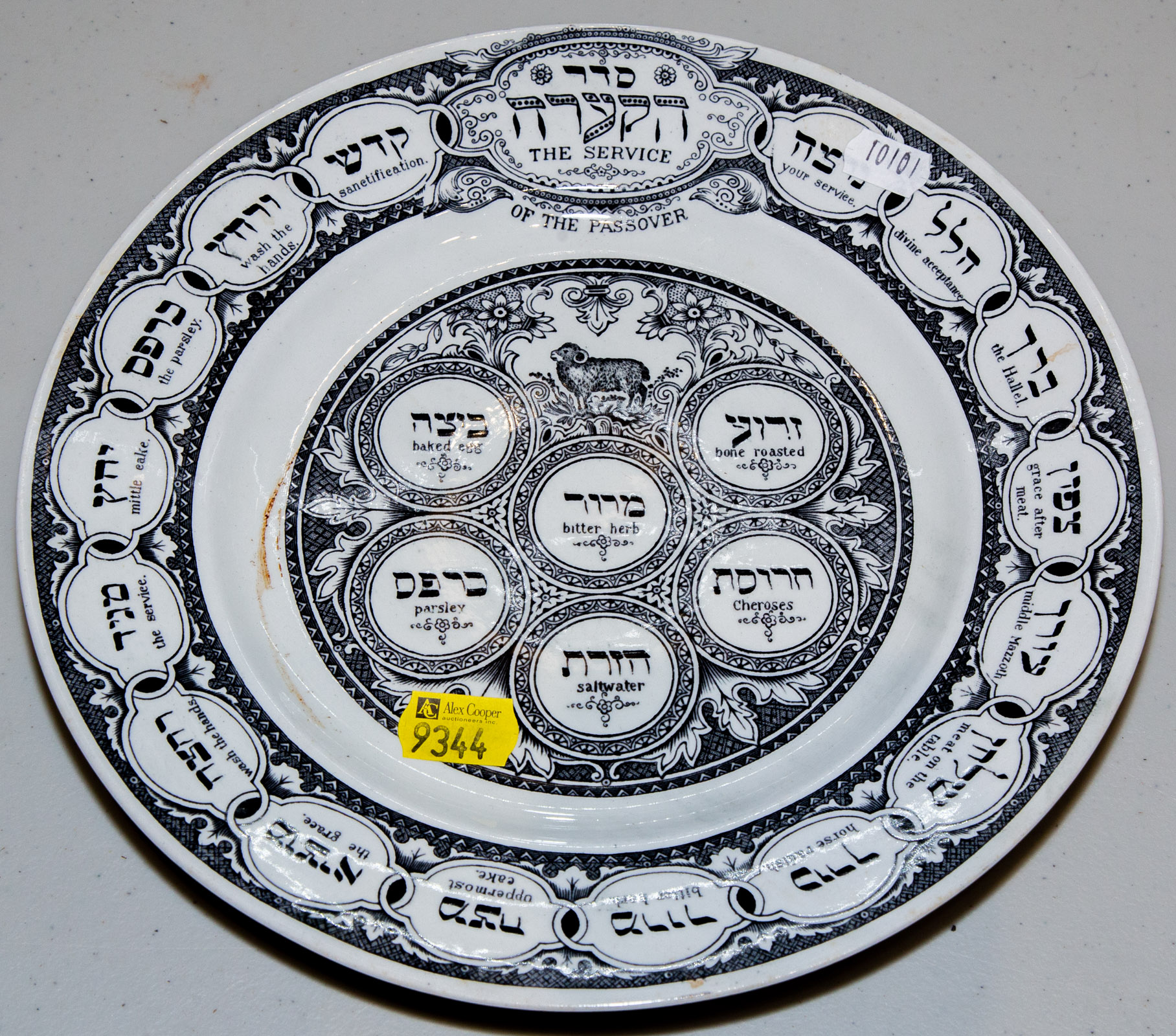 RIDGWAY'S BLACK TRANSFER PASSOVER