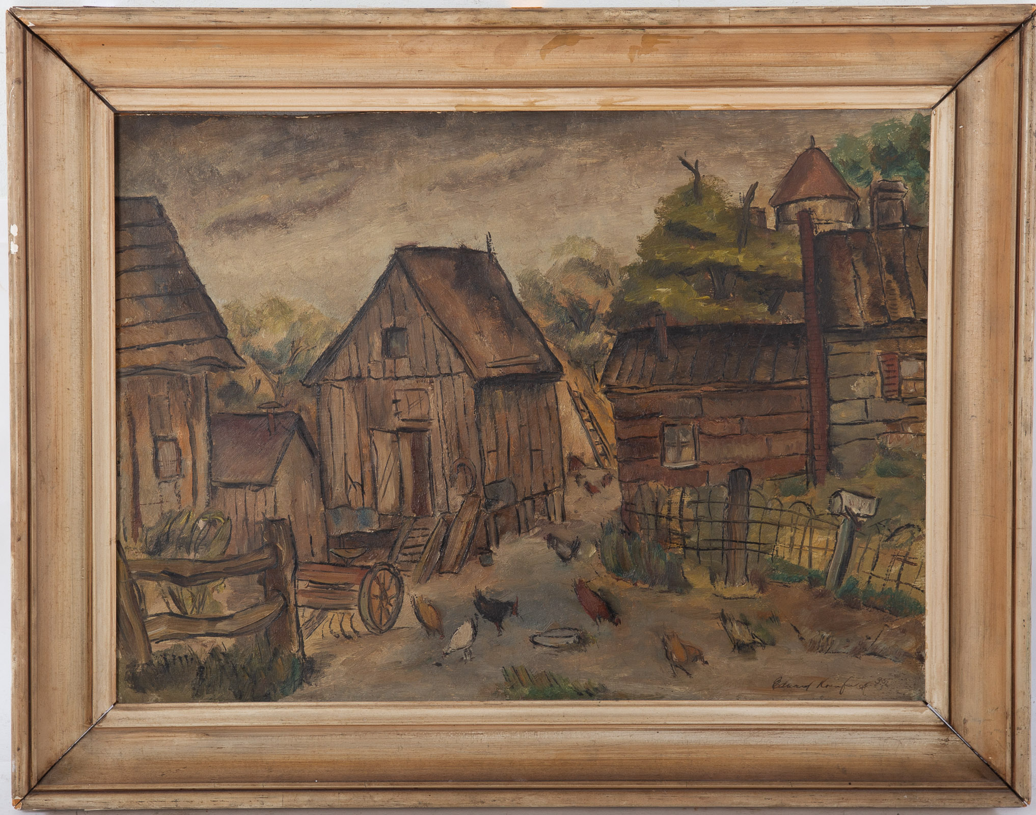 EDWARD ROSENFELD. BARNYARD, OIL