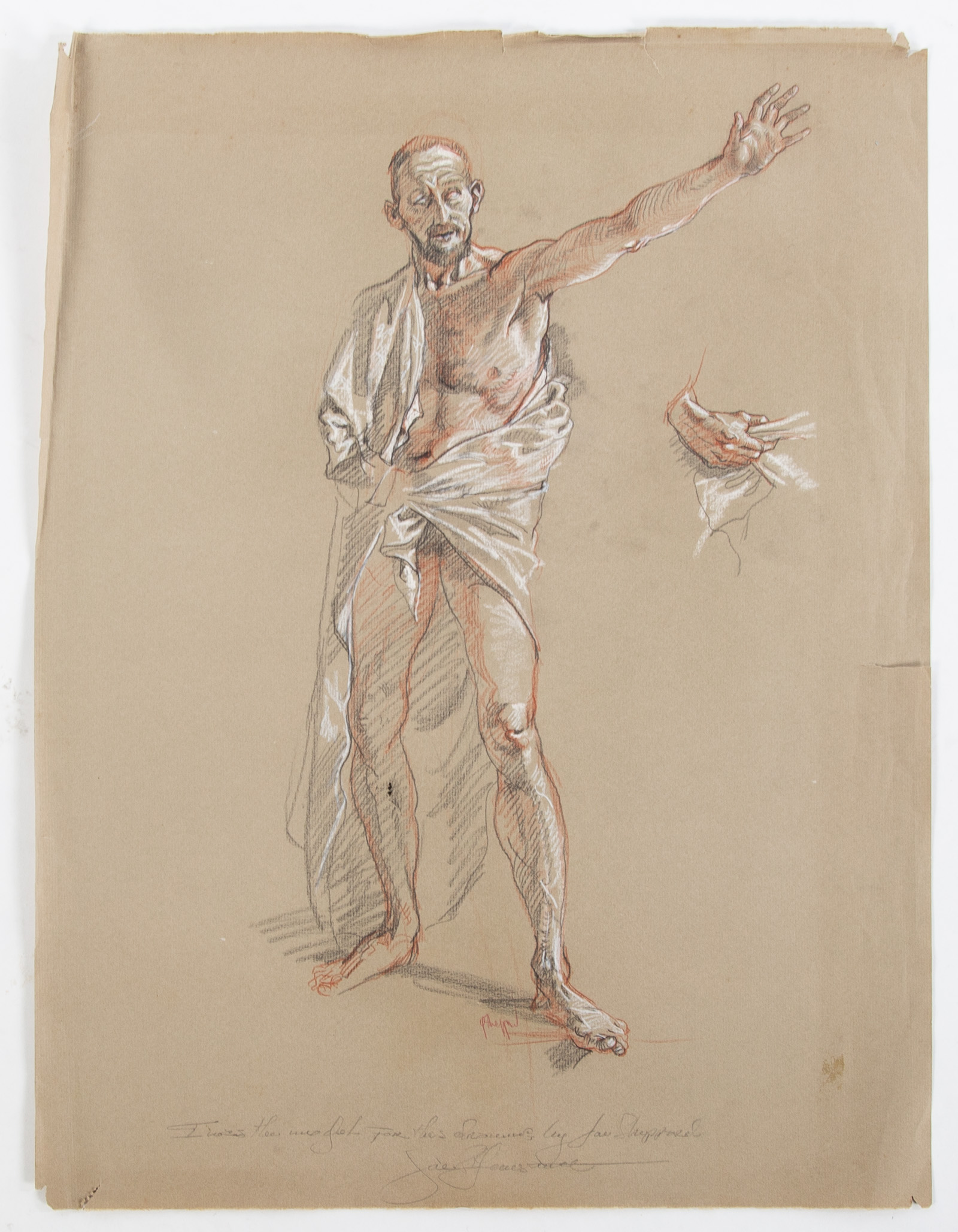 JOSEPH SHEPPARD MALE FIGURE STUDY  3346e1