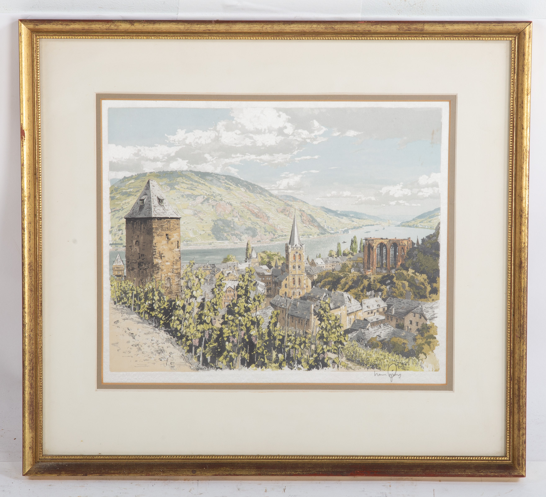 HANS FIGURA BACHARACH AM RHINE  33471e