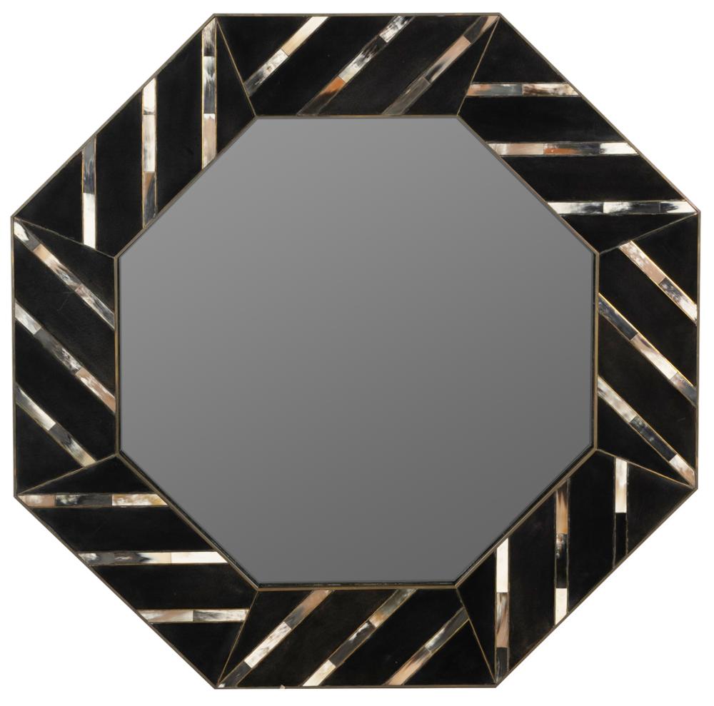 ITALIAN MODERNIST WALL MIRRORmarked 3347a8