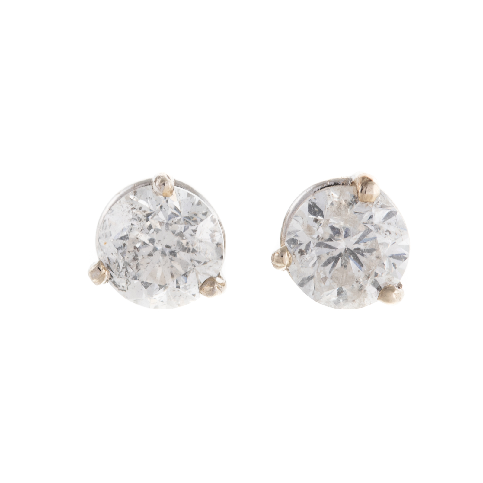 A PAIR OF 2 03 CTW ROUND DIAMOND 33483f