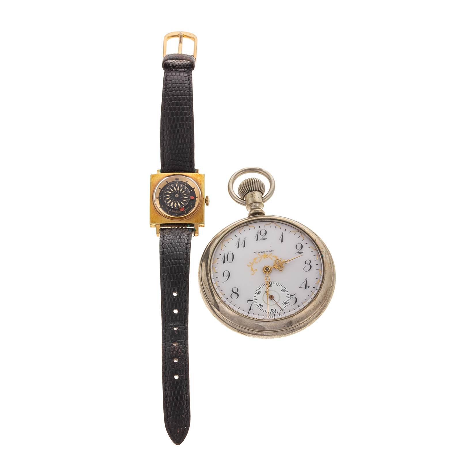 1960S BOREL WATCH 17 JEWEL WALTHAM 33484b