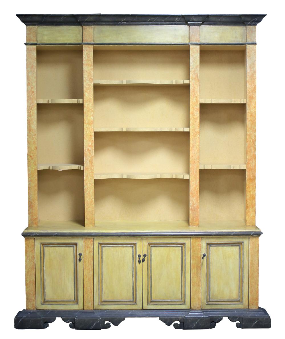 CONTEMPORARY PAINTED WOOD BOOKCASEin 3348b9