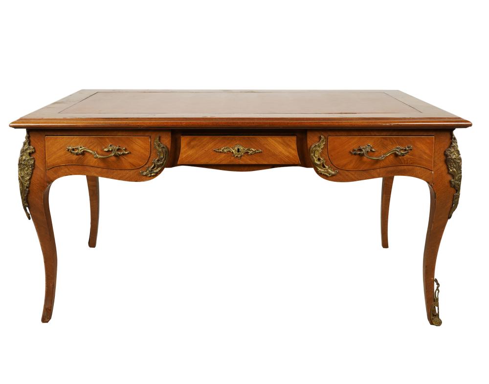 LOUIS XV STYLE BUREAU PLATmahogany 33490c