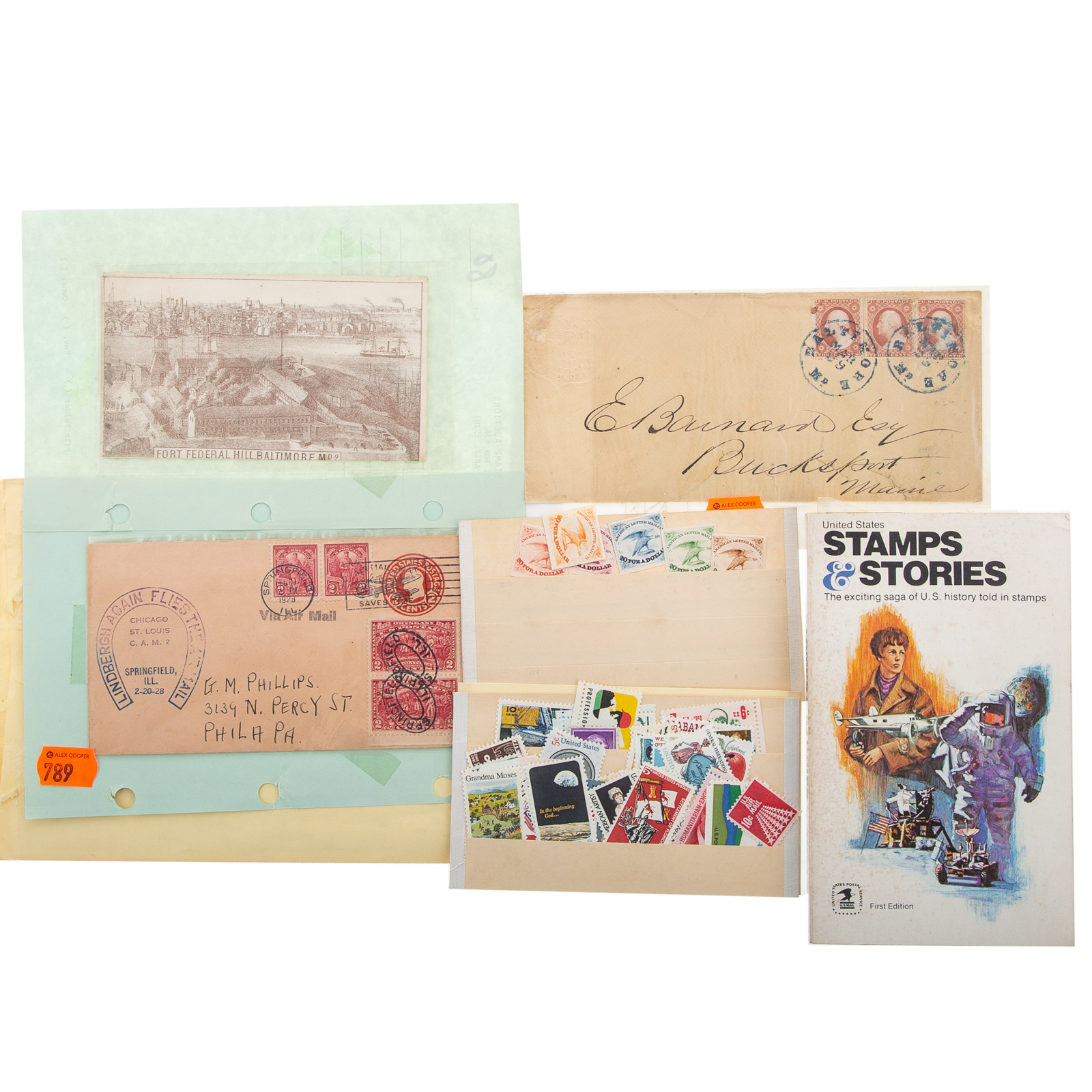 VARIED ASSORTMENT OF STAMPS COVERS 334a78