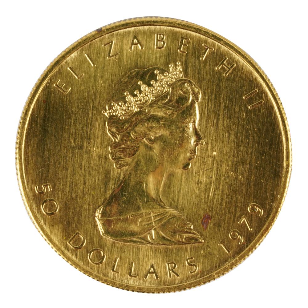 CANADIAN 1 OUNCE GOLD MAPLE LEAF