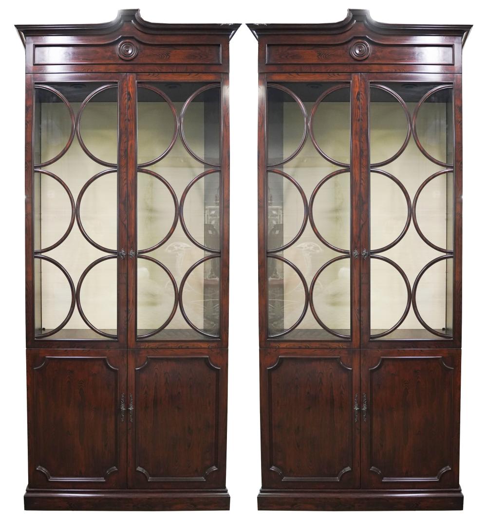 PAIR OF GEORGIAN STYLE STAINED