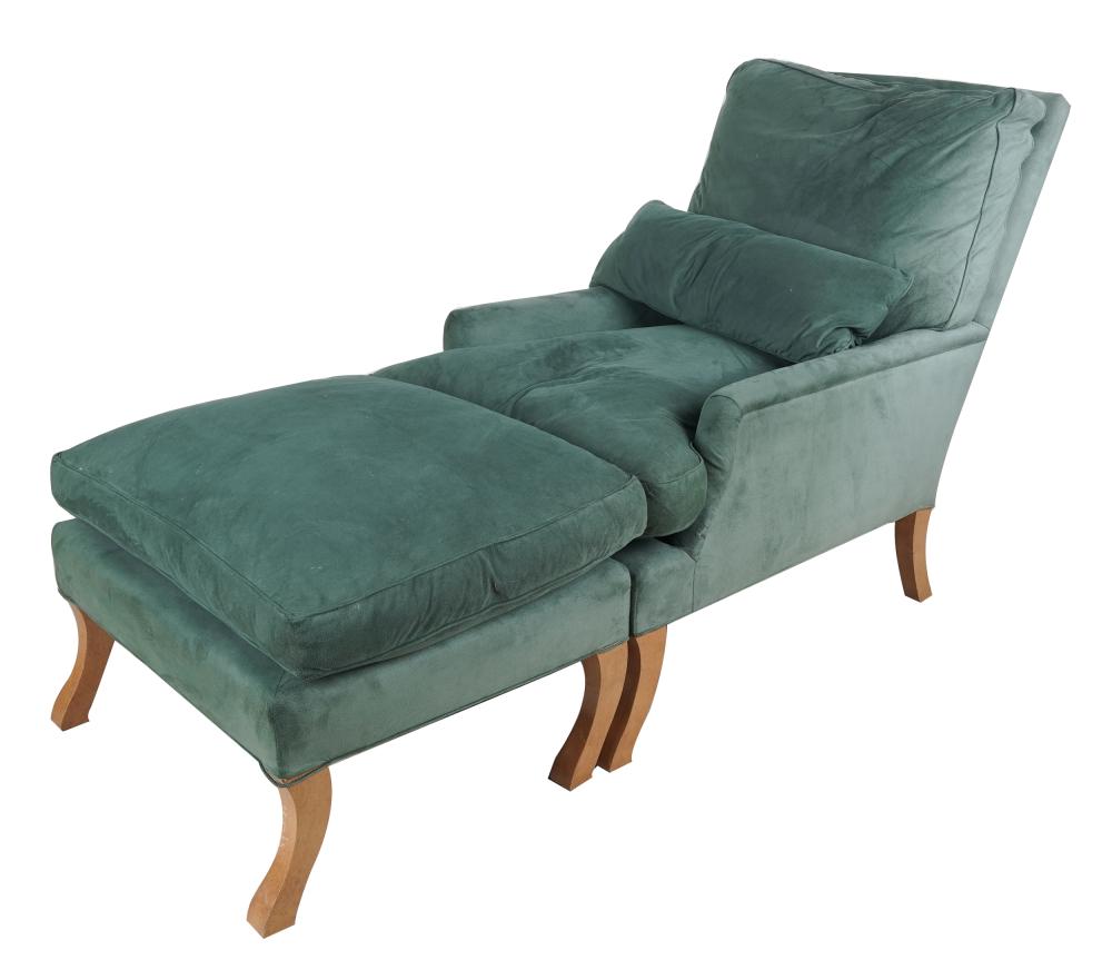 ROSE TARLOW GREEN UPHOLSTERED ARMCHAIR