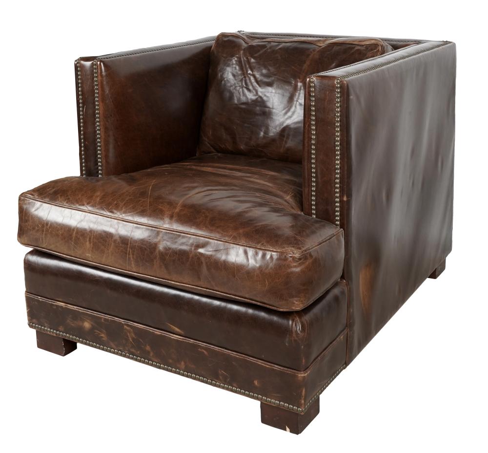 RESTORATION HARDWARE LEATHER CLUB