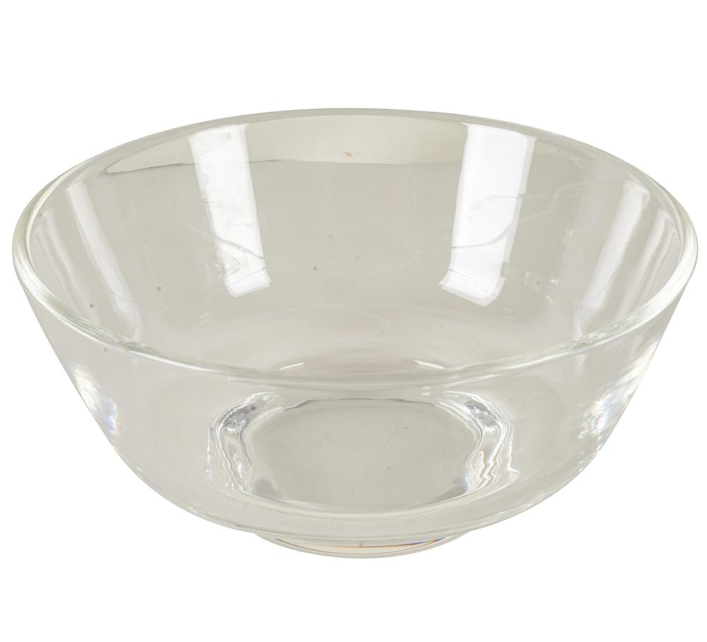 STEUBEN GLASS BOWLsigned to underside;