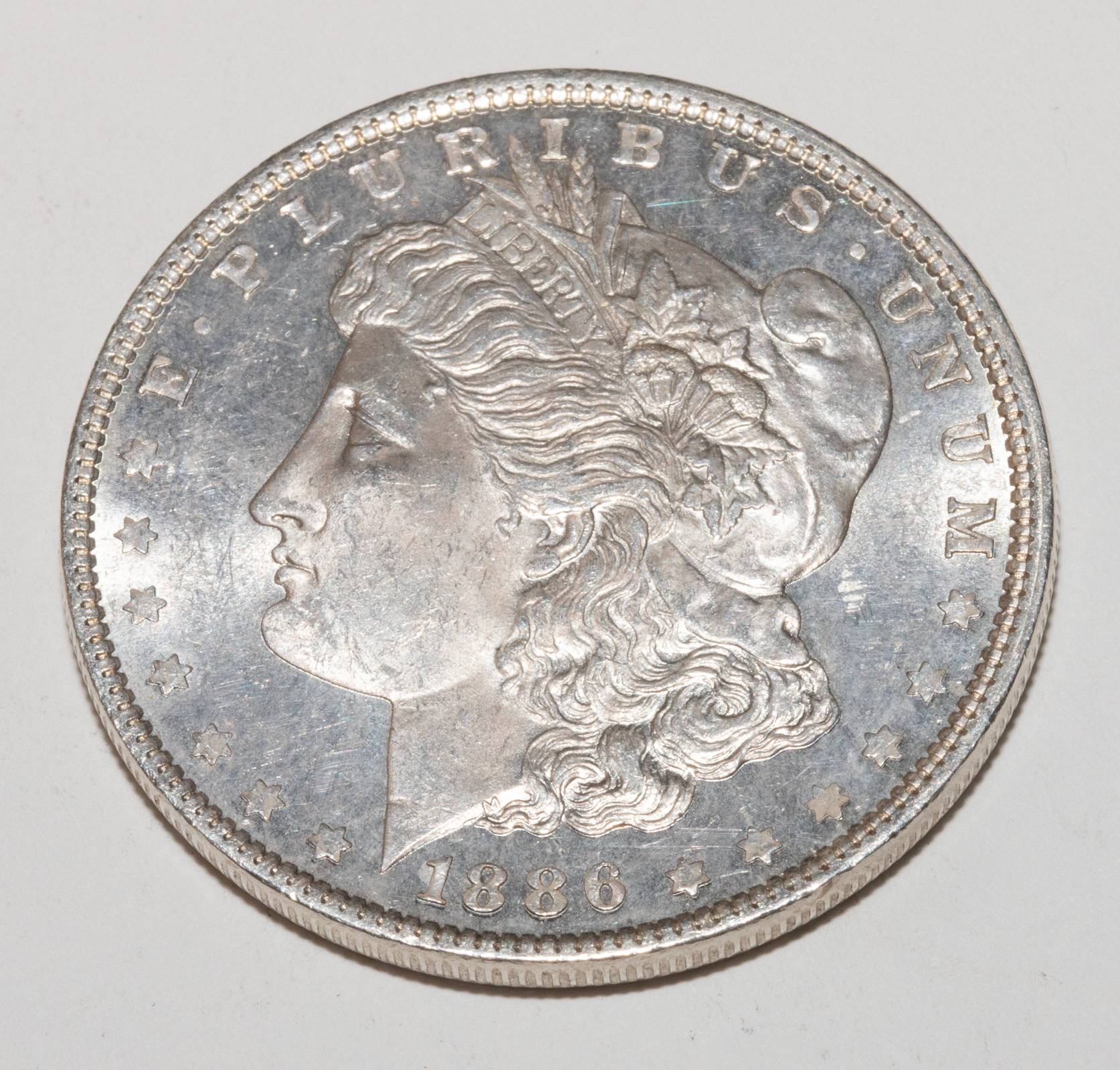 1886 MS 61 PL MORGAN DOLLAR Very 334d39