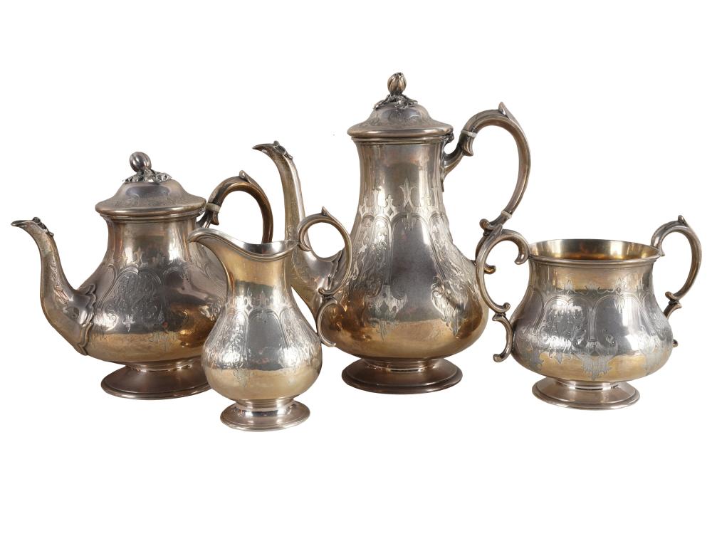 VICTORIAN STERLING TEA SERVICEDaniel