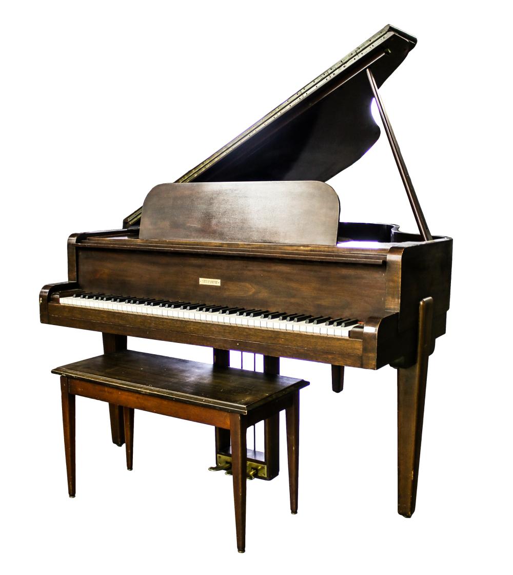 STEINWAY & SONS MODEL 'M" MAHOGANY