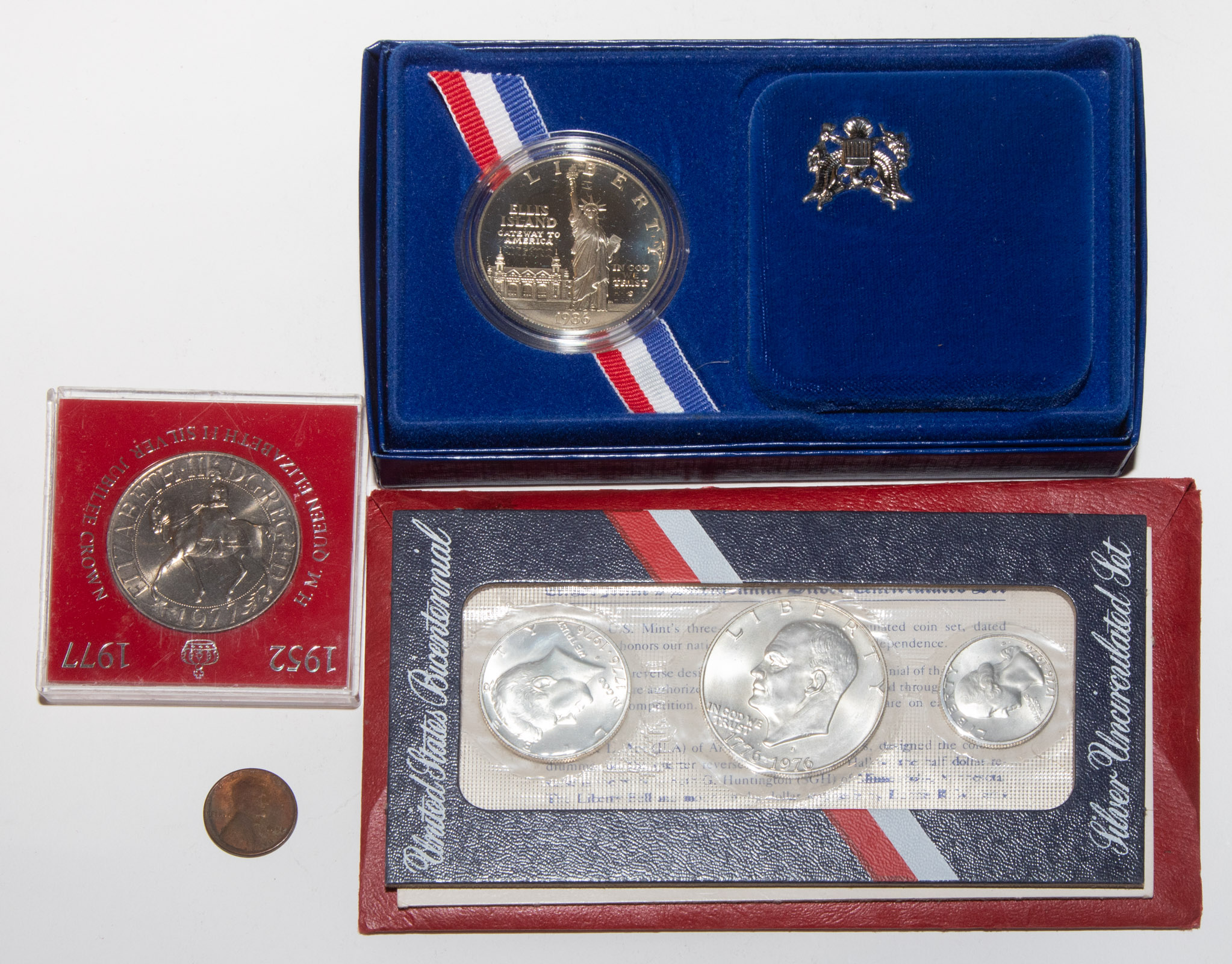 1986 LIBERTY SET 76 SILVER UNC 334dd1