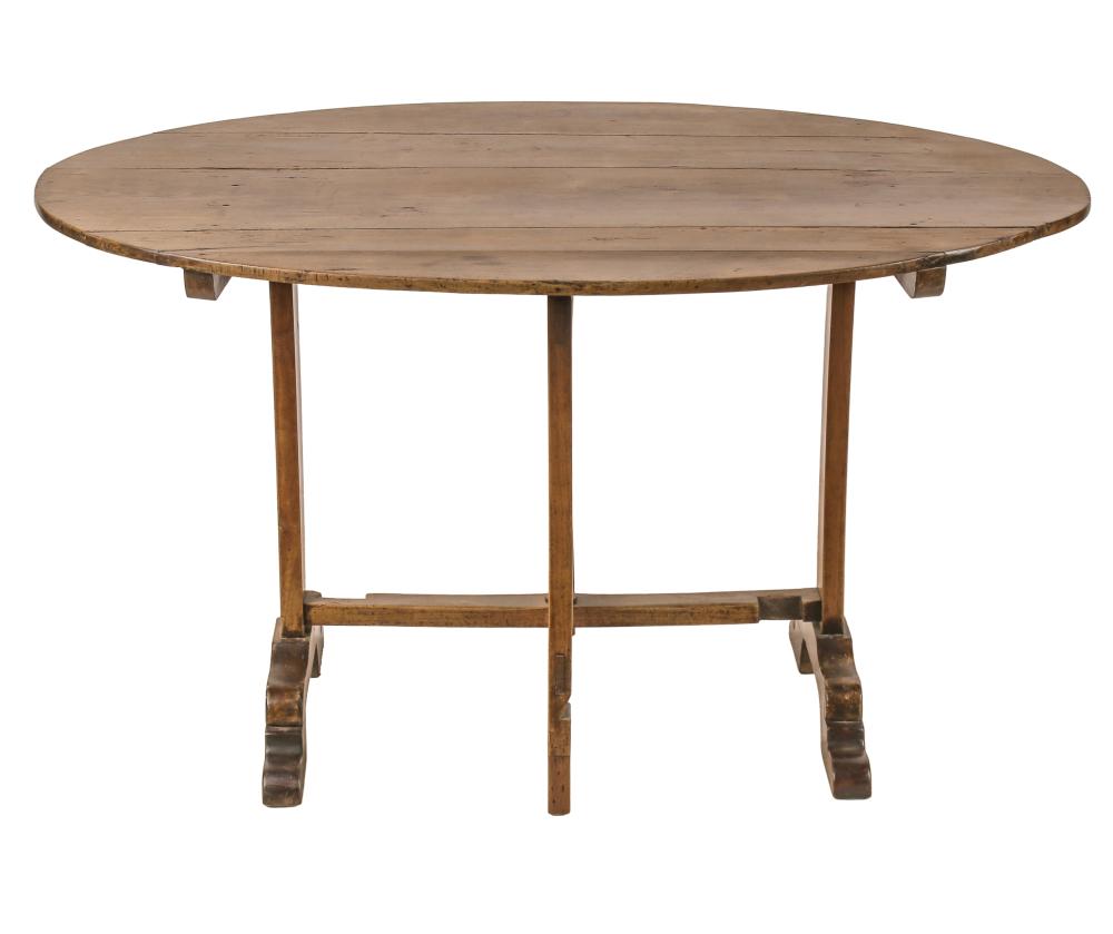 FRENCH FRUITWOOD WINE TASTING TABLEwith 334e6d