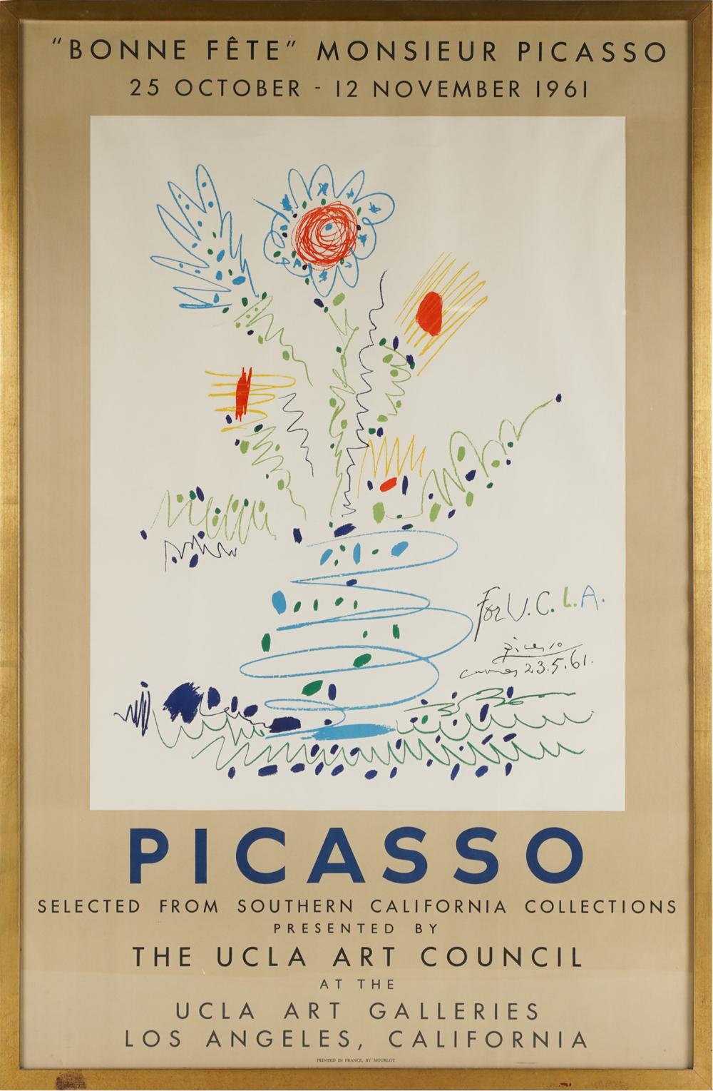 PICASSO UCLA EXHIBITION POSTERfor