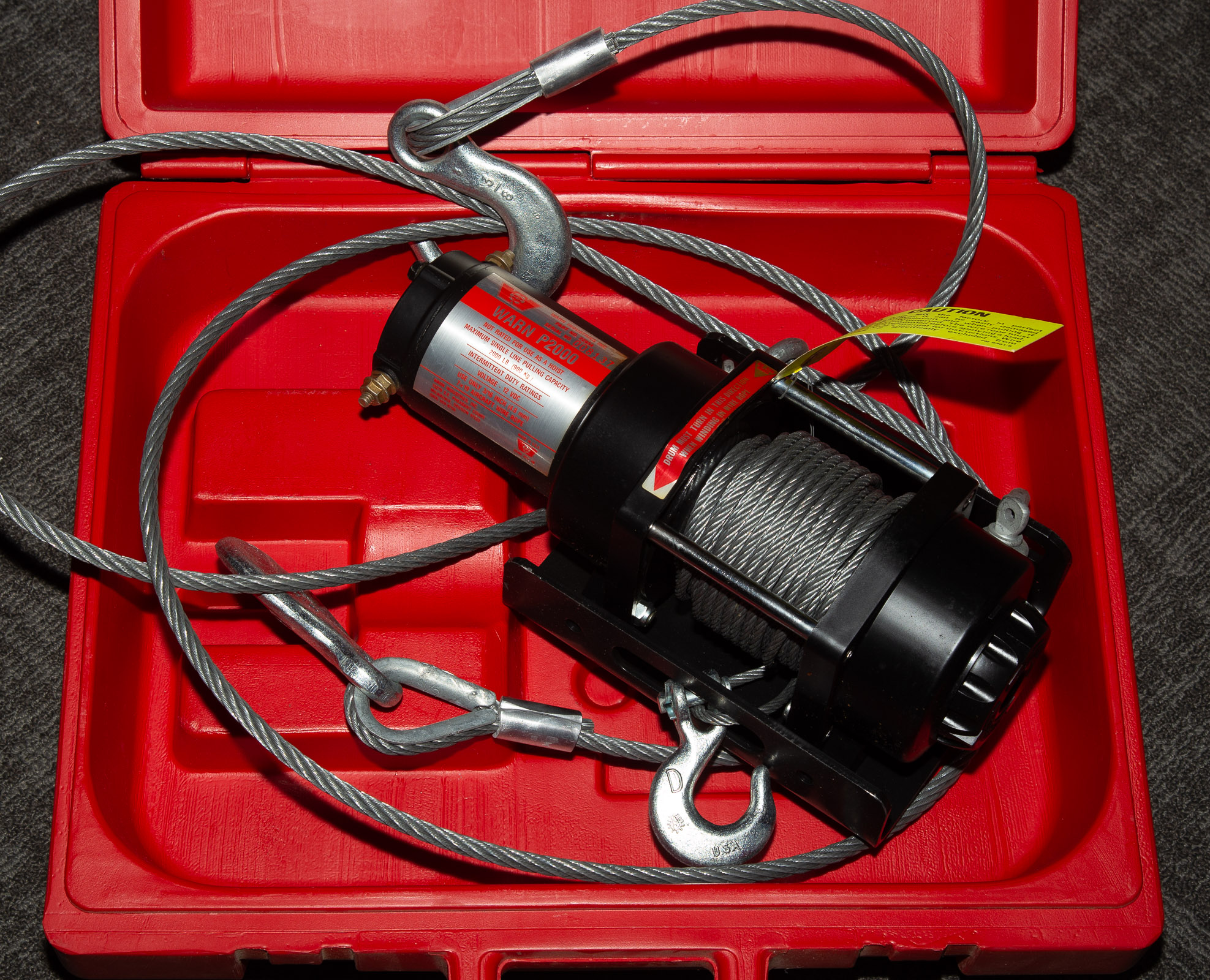 WARN PORTABLE ELECTRIC WINCH With 334f15