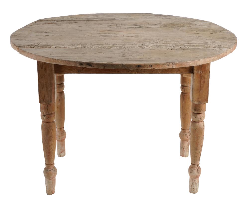 RUSTIC PINE DROP-LEAF TABLECondition: