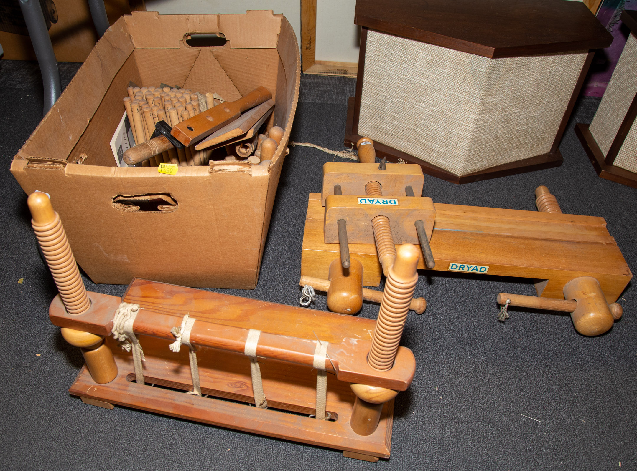 A COLLECTION OF BOOKBINDING TOOLS