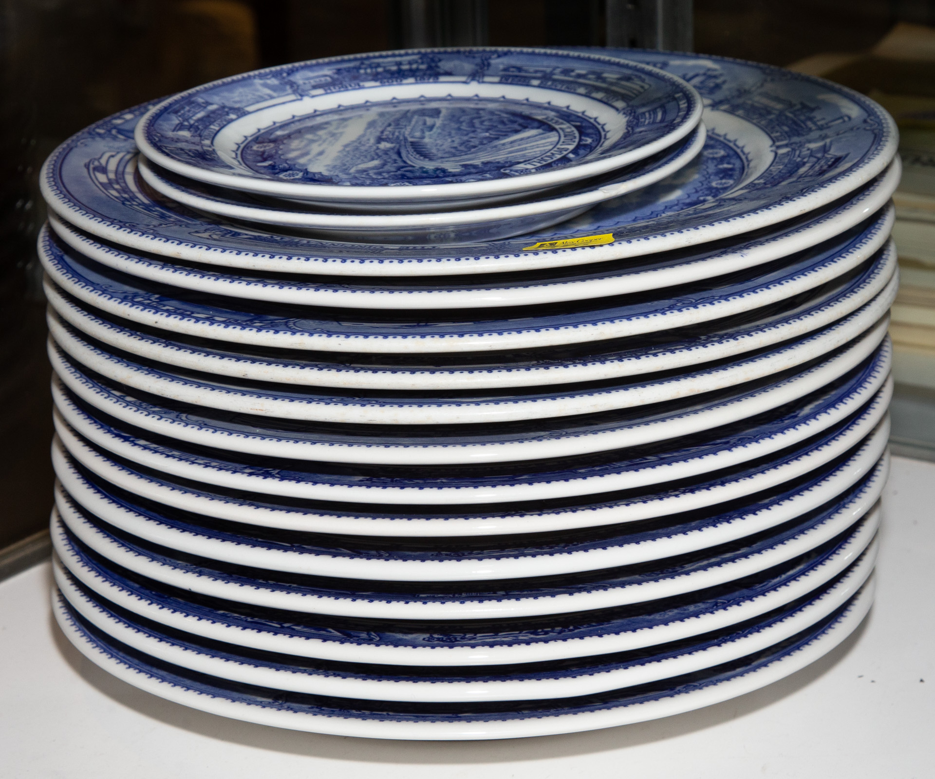 GROUP OF B&O SHENANGO PLATES .