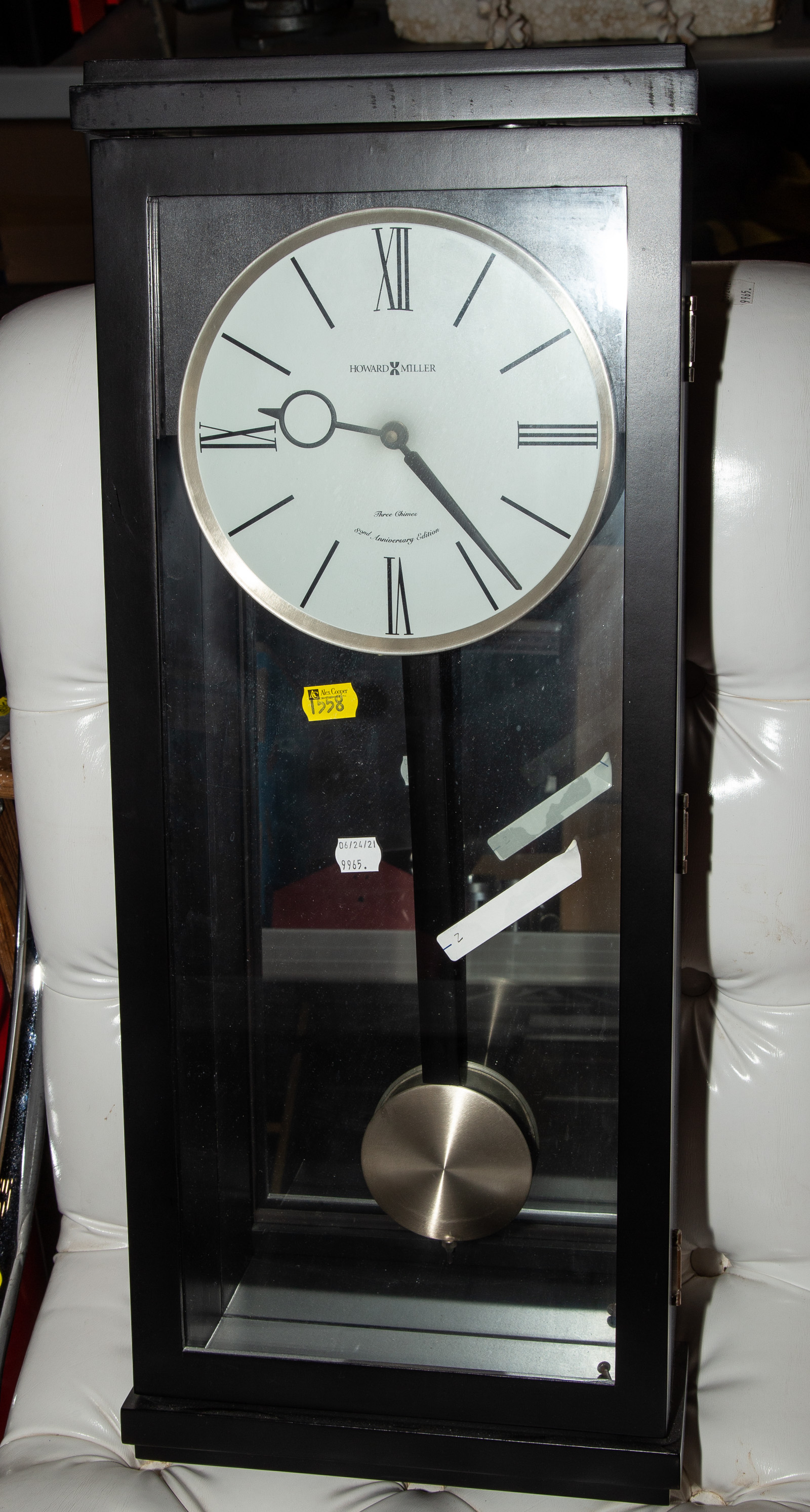 A MODERN HOWARD MILLER WALL CLOCK 82nd