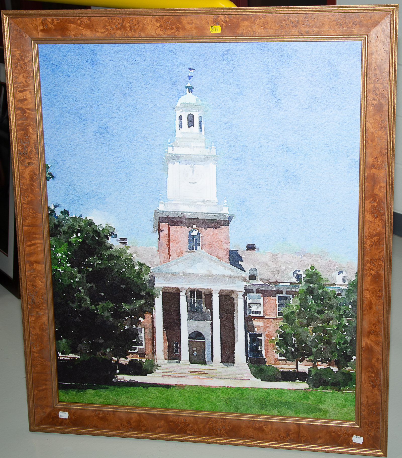 JOHNS HOPKINS ARCHITECTURAL FRAMED GICLEE