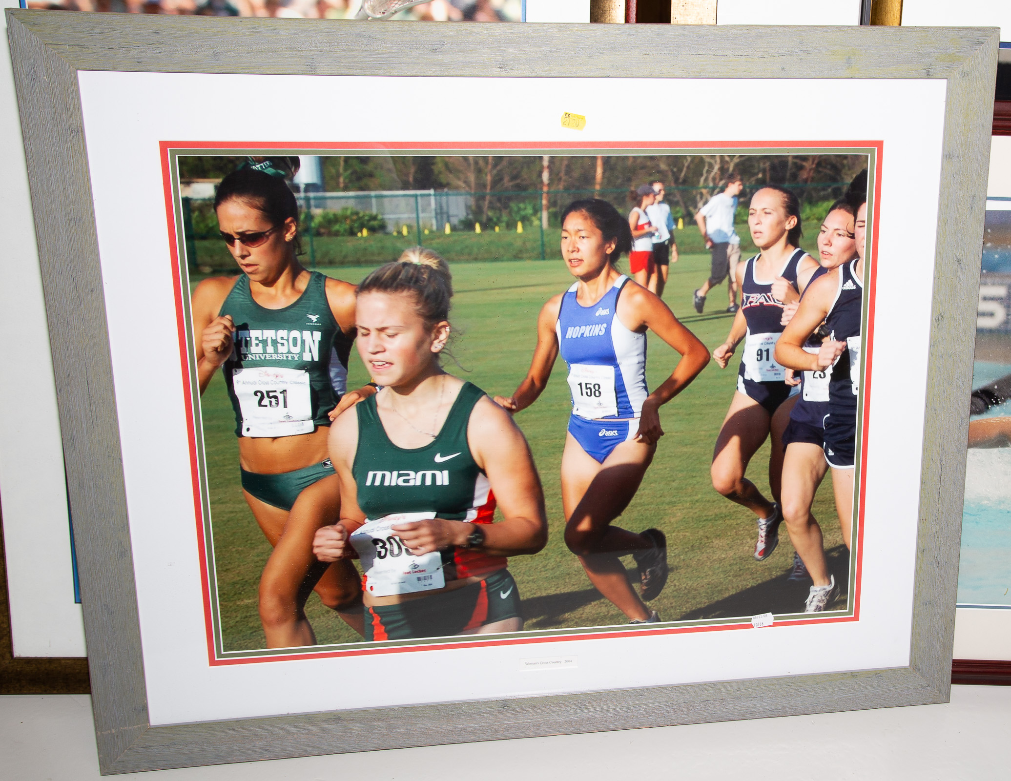 FOUR FRAMED JHU SPORTS PHOTOGRAPHS