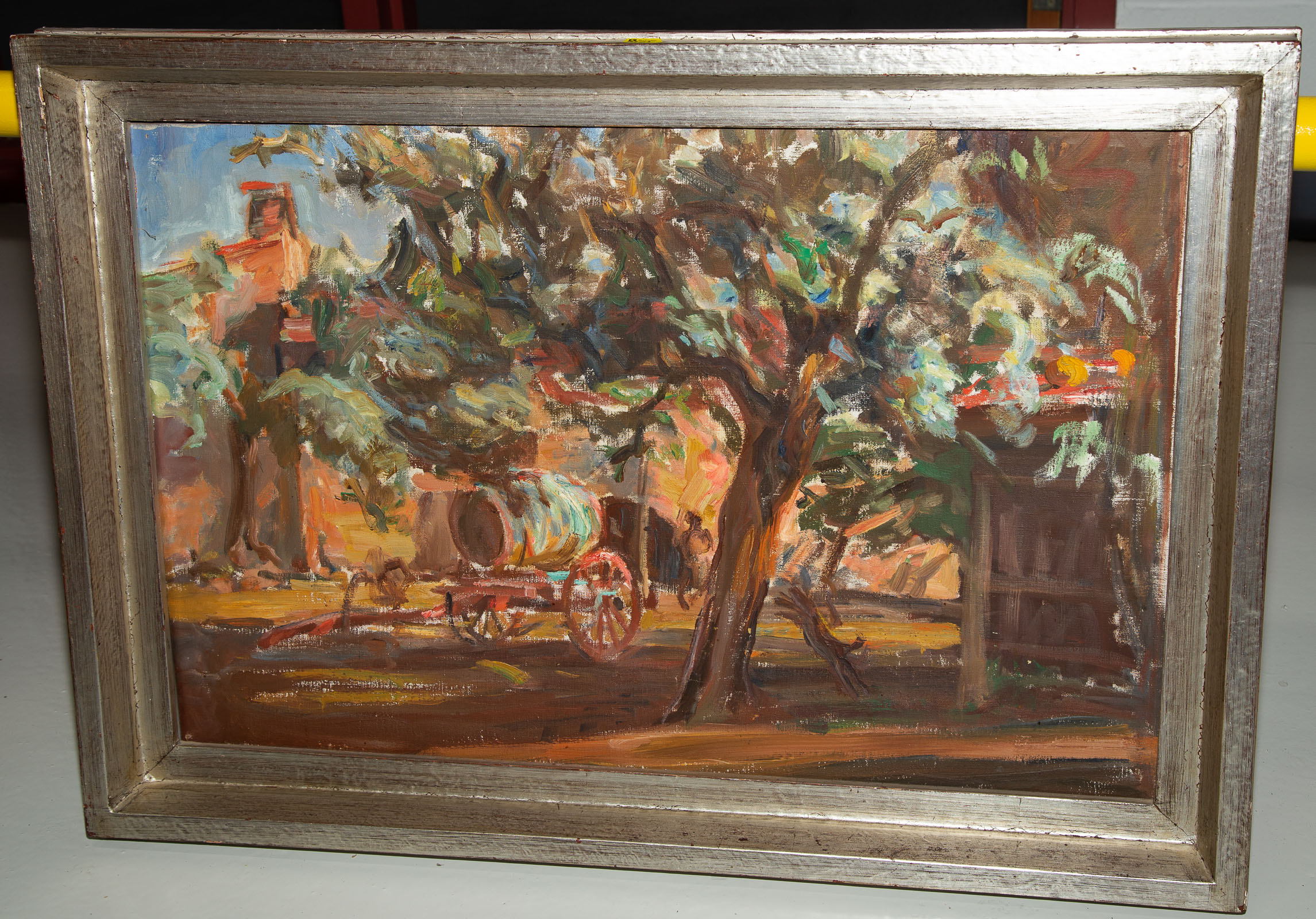 LANDSCAPE OIL ON CANVAS Unsigned 33510b