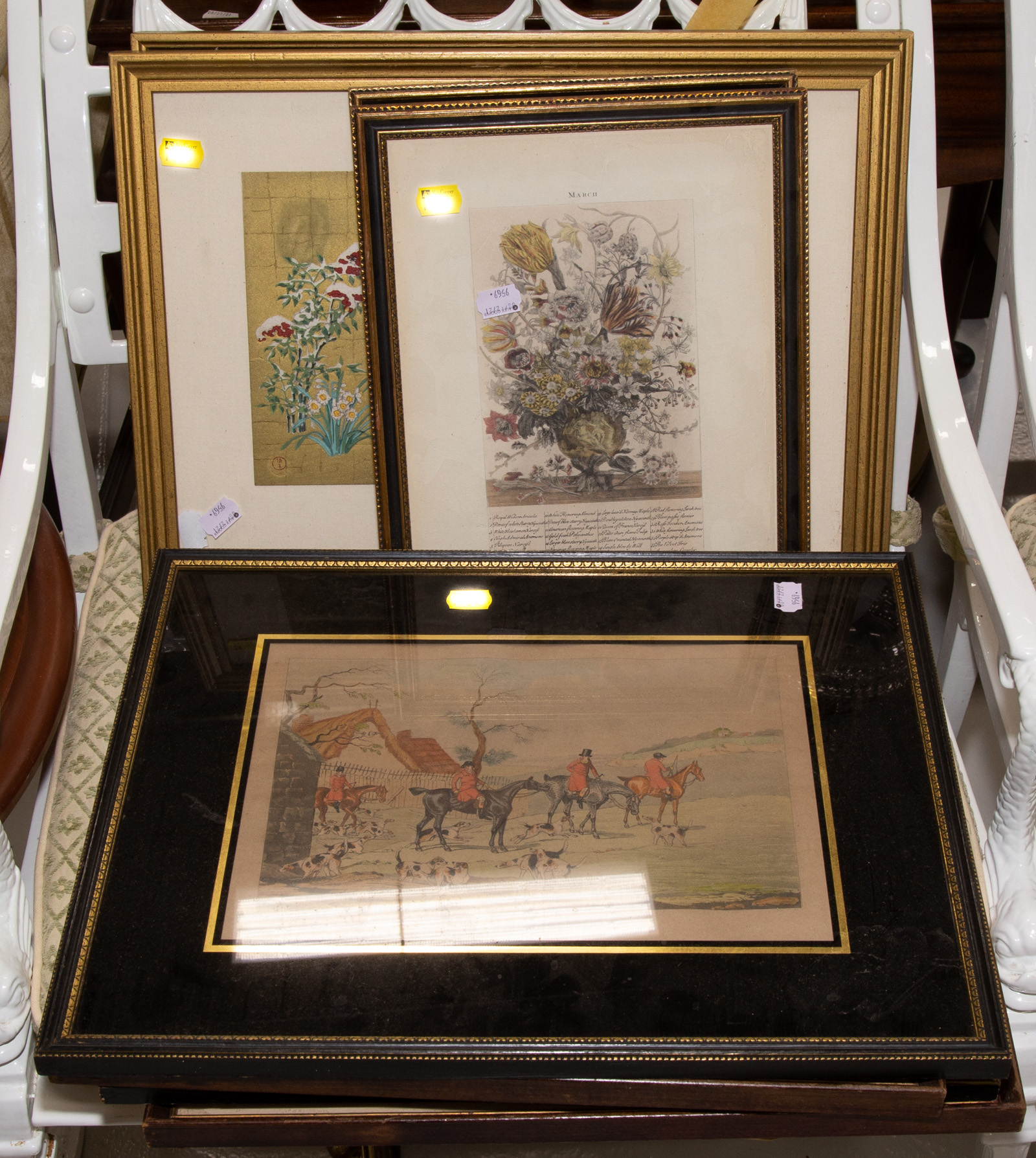 SELECTION OF EIGHT DECORATIVE PRINTS 335181