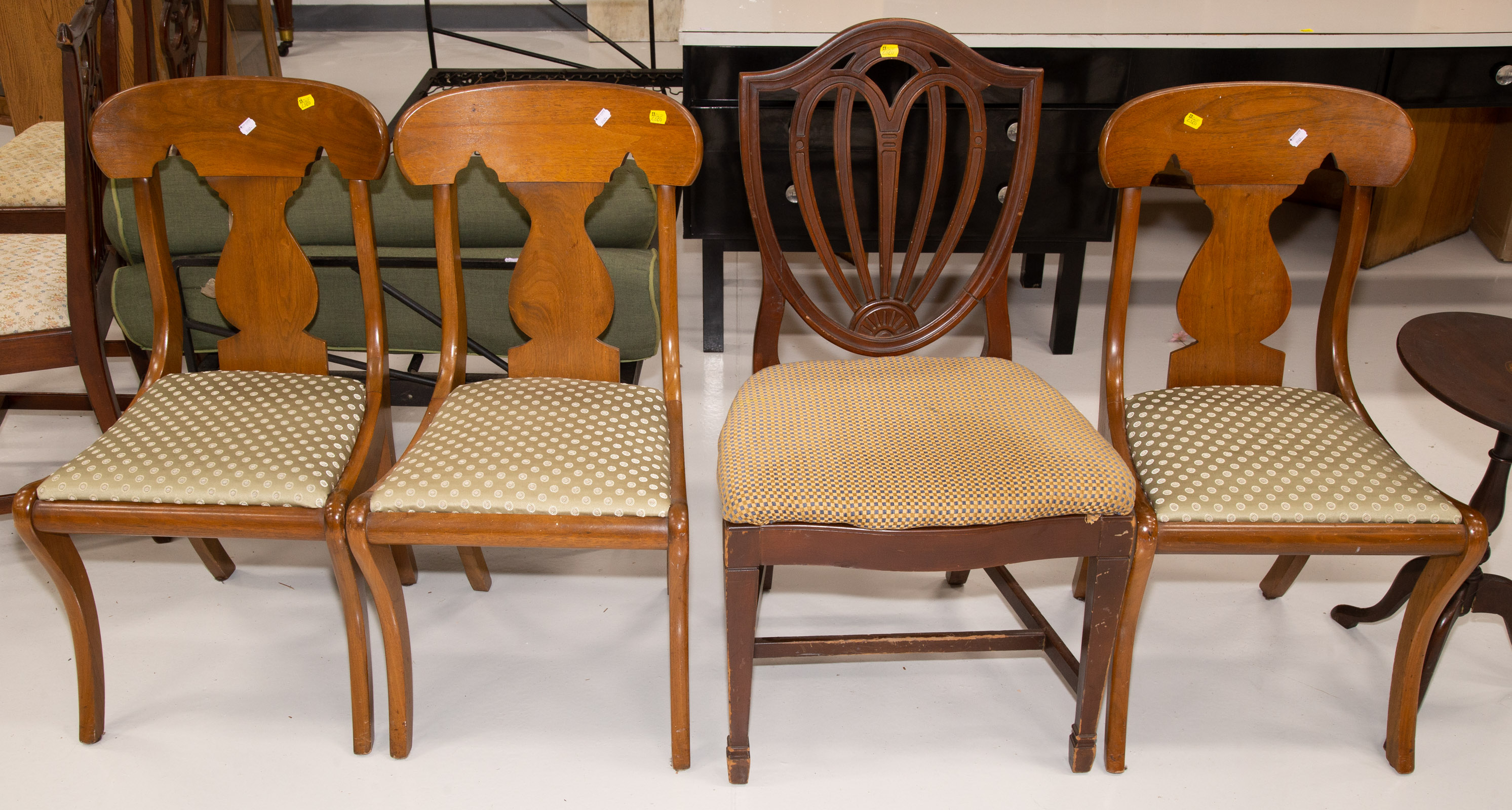 FOUR ASSORTED CHAIRS Including 3351b6