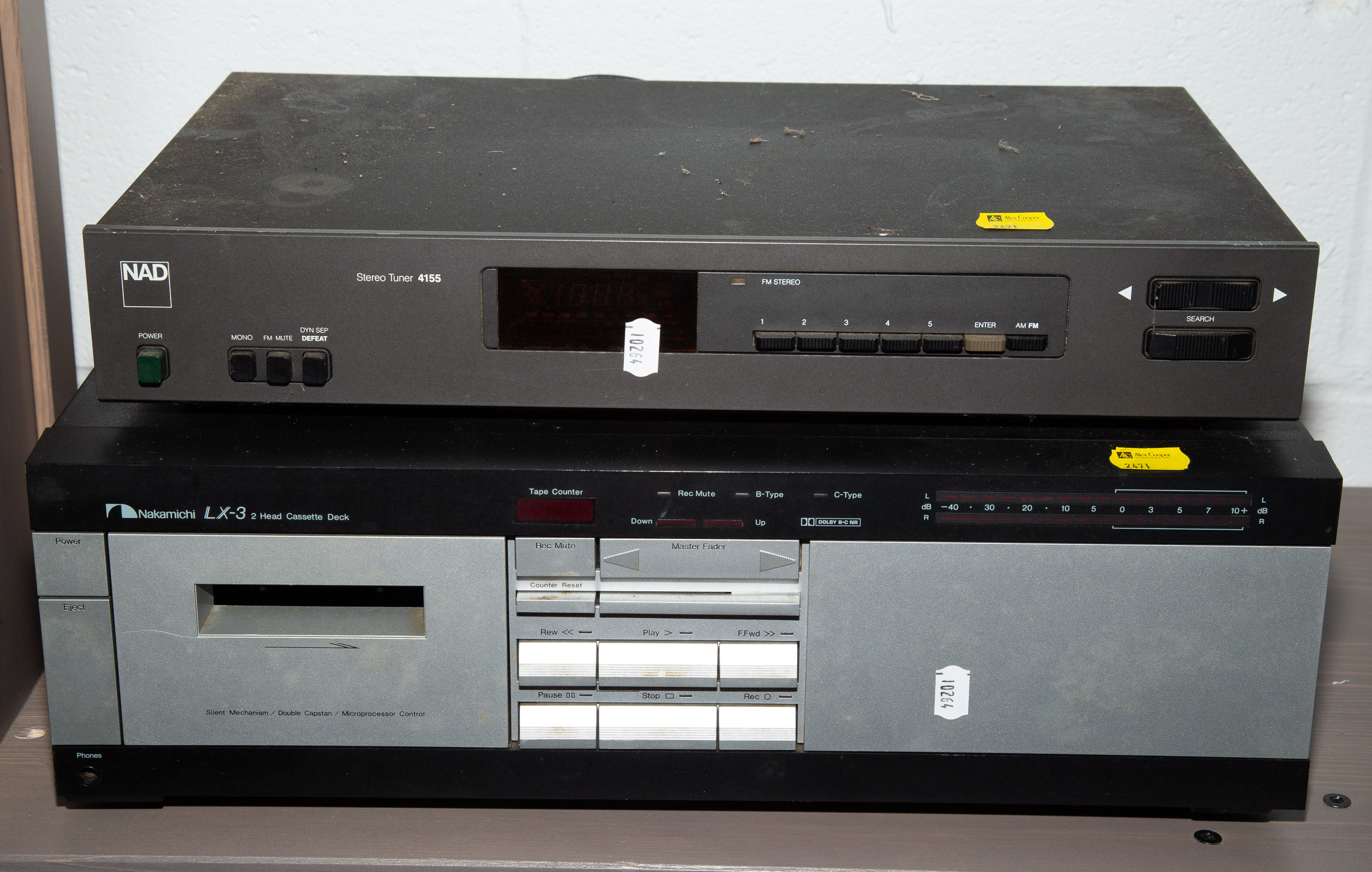 TWO PIECES OF STEREO EQUIPMENT
