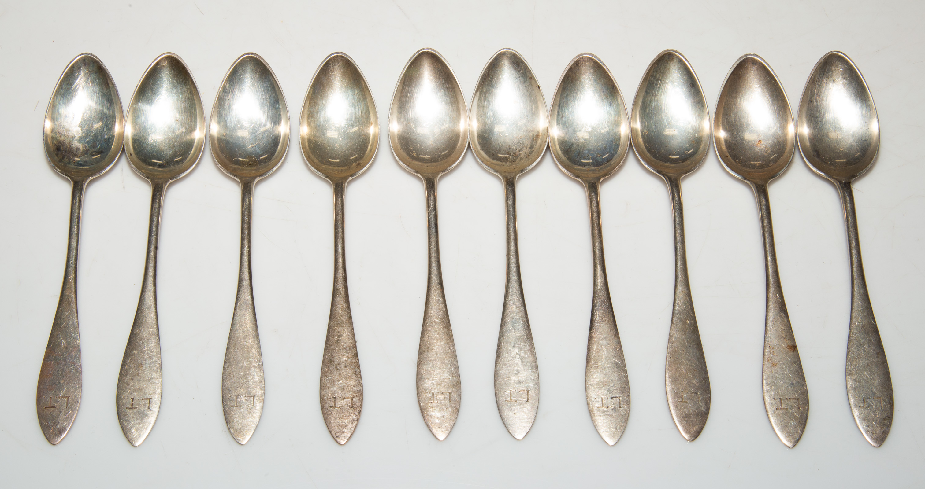 TEN TOWLE STERLING DEMITASSE SPOONS 33525d